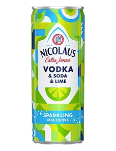Nicolaus Vodka & Soda & Lime 6% 0,25l